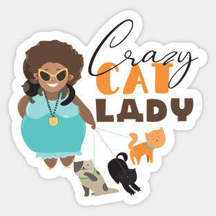 Crazy Cat Lady Sticker
